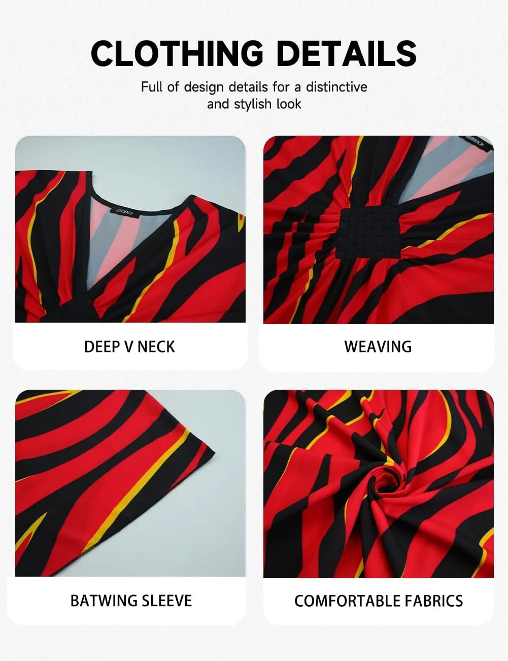 Bsubseach Short Kaftan Dresses for Women 2025 Plus Size Swimsuit Cover Up V Neck Caftan Beach Dress Loungewear