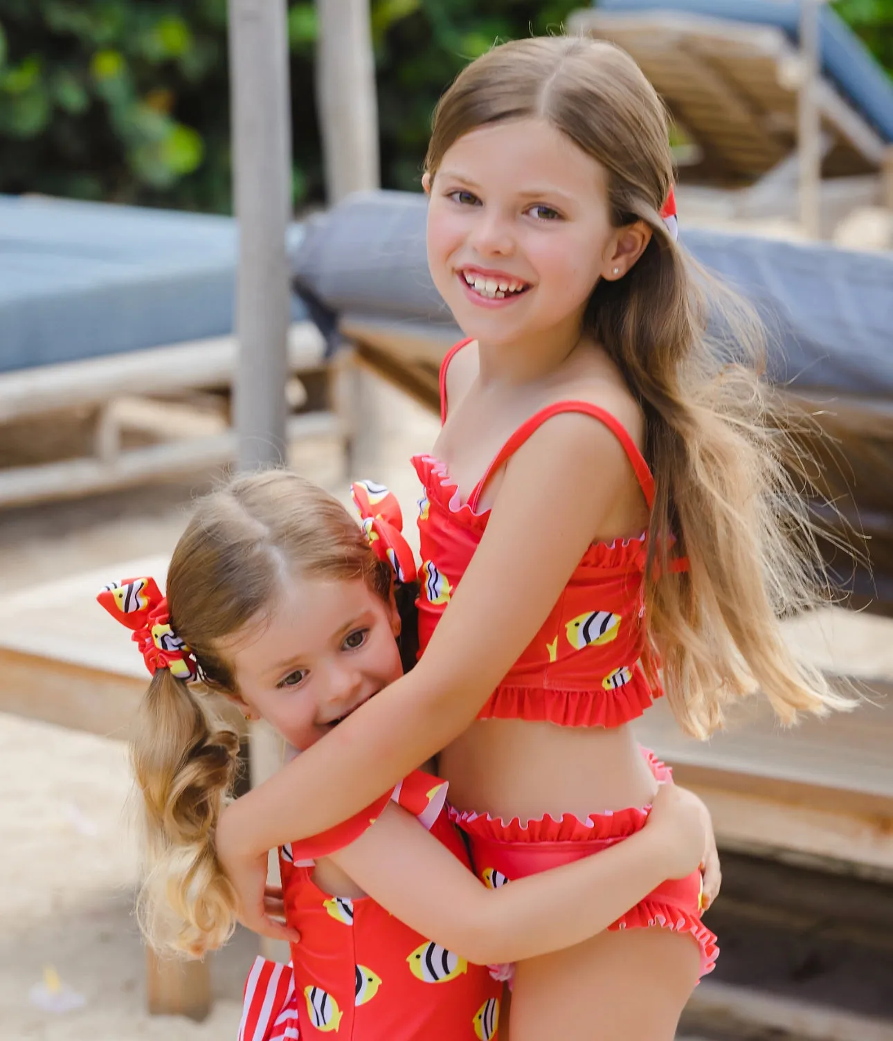 Fishes Red Bikini