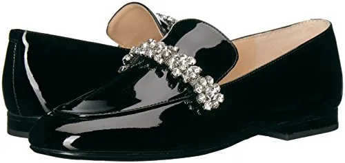 Ivanka Trump Women's Wareen Loafer Flat, Black, 9 Medium US