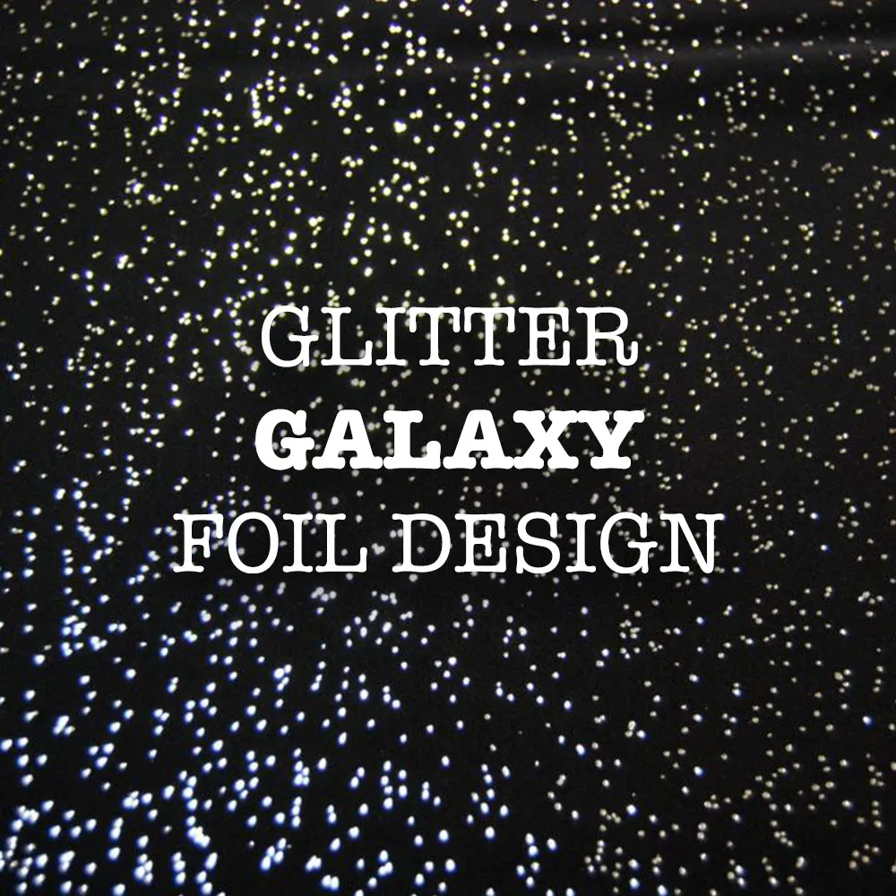 Spandex Printed Glitter Red